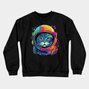 Space Cat Crewneck Sweatshirt